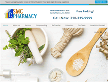 Tablet Screenshot of mysmcpharmacy.com